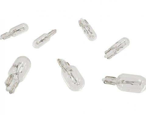 Redline Restomotive® 1984-1989 Chevrolet Corvette 7 Piece Center Dash Instrument Panel Light Bulb Kit