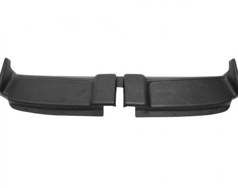 68-75 Soft Top / Convertible Top Header Trim Panel - Plastic