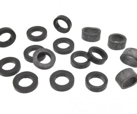 53-62 Front A-arm / Control Arm Shaft Rubber Seal Kit - 16 Pieces