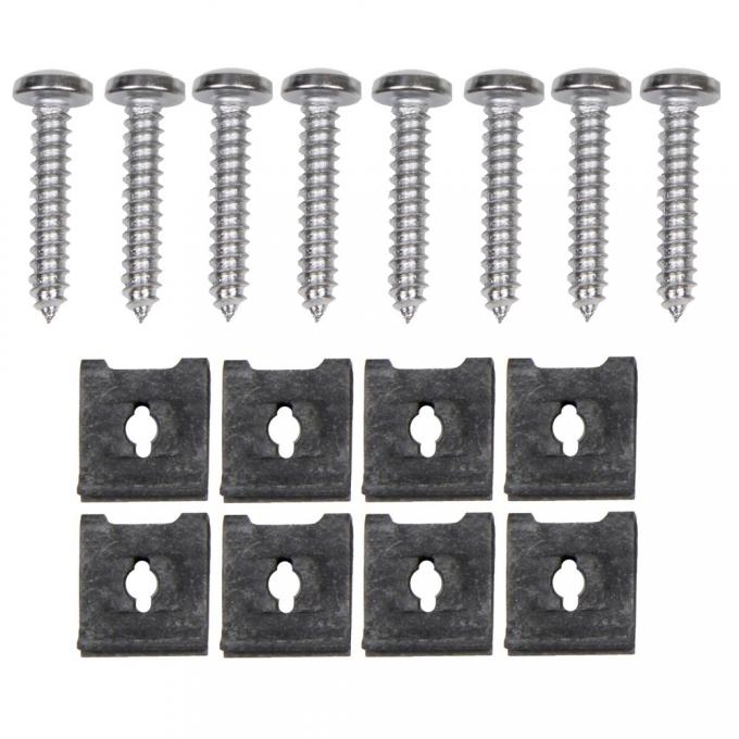 Chevy Truck Side Marker Light Mounting Screw Kit, 1968-1972