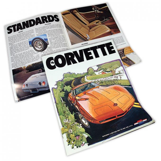 Corvette Sales Brochure, 1974