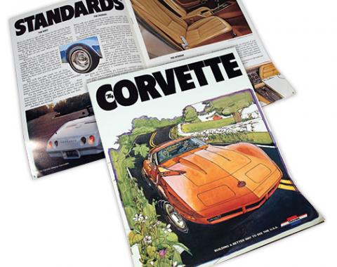 Corvette Sales Brochure, 1974