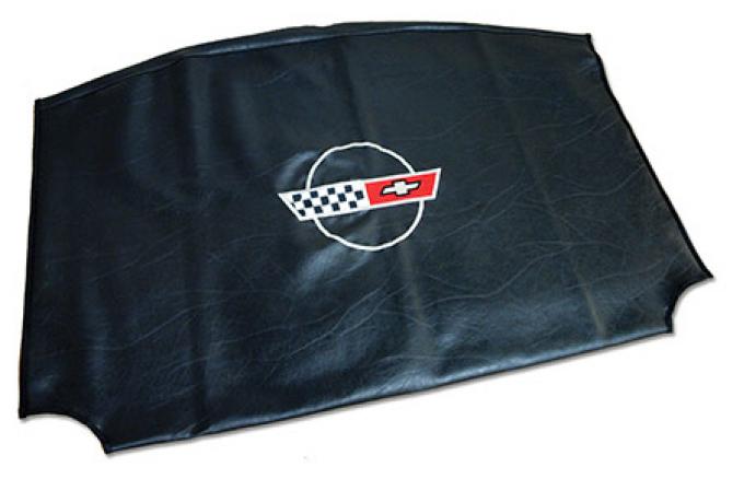 Corvette America 1984-1996 Chevrolet Corvette Embroidered Top Bag Black with 84 90 Logo 41618