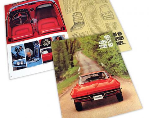 Corvette Sales Brochure, 1965