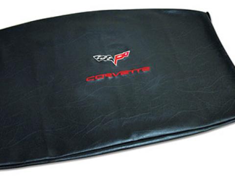 Corvette America 2005-2013 Chevrolet Corvette Embroidered Top Bag Black with Red C6 Logo 41624