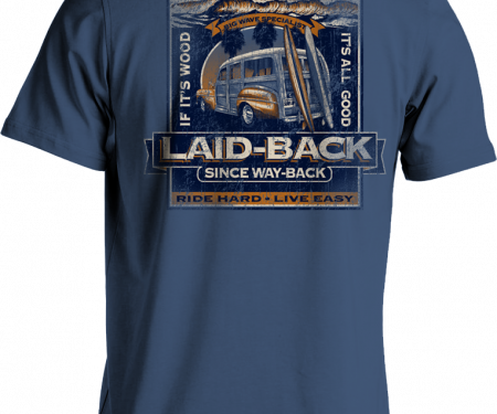 Laid Back Highlands Woodie T-Shirt, Blue