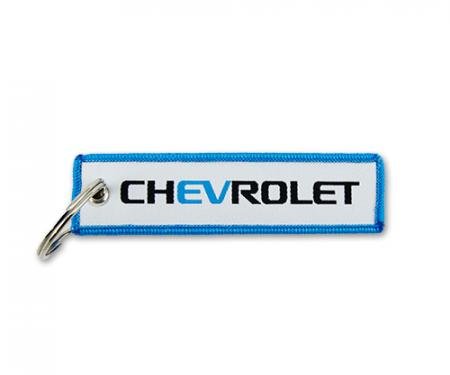 Chevrolet Ev 2-Sided Woven Keychain