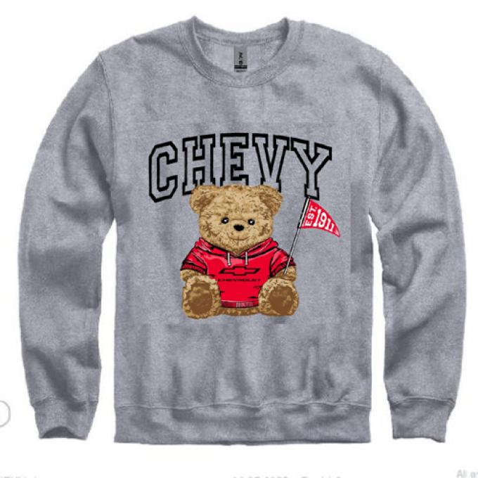Chevy Teddy Bear Sweatshirt