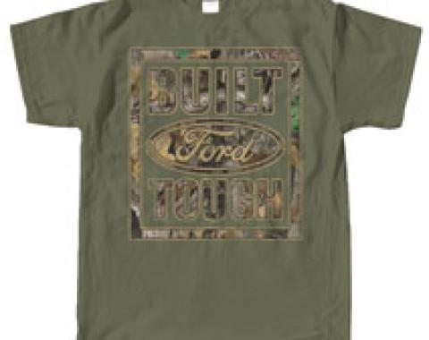 Built Ford Tough, Green & Camo Shirt | XX-Large