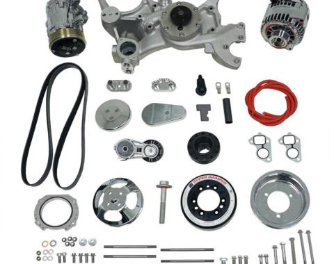Vintage Air Front Runner™ Drive System GM LS Wet-Sump Polished/Chrome without Power Steering 175022