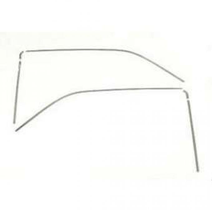 Firebird Roof Drip Rail Molding Set, 1967-1969