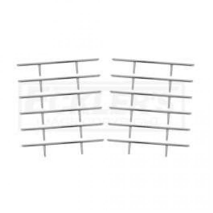 Firebird Quarter Panel Louver Trim, 1967-1968