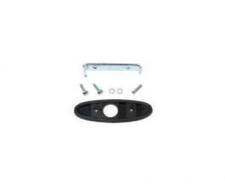 Firebird Mirror Bracket Kit, For Remote Bullet Outside Door, Left, 1970-1981