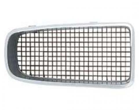 Firebird Grille, Black, Right, 1970-1971