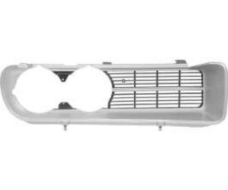 Firebird Grille, Standard, Right, 1967