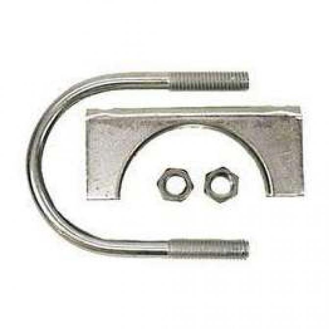 Firebird Exhaust Muffler Clamp, Steel, 2-1/4, 1967-2002