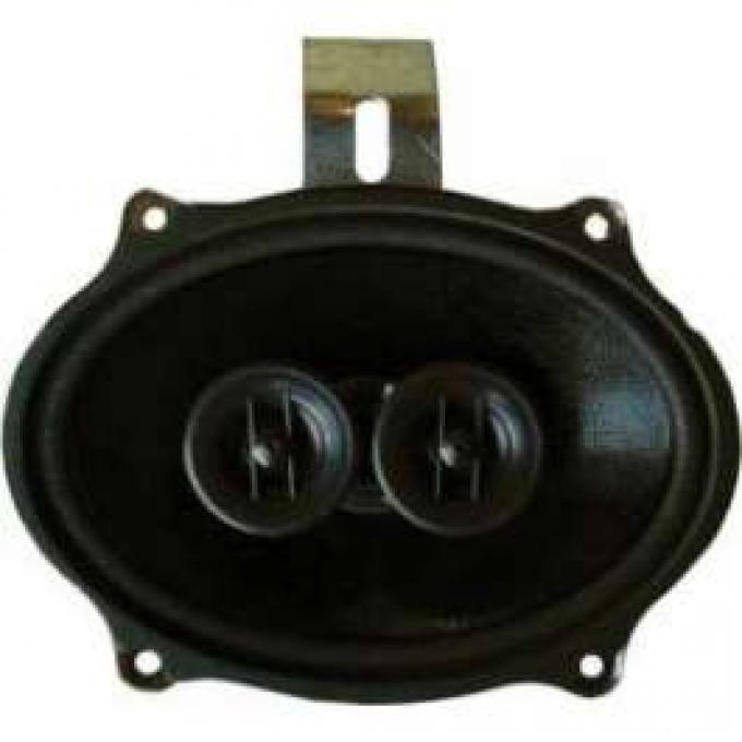 Firebird Speaker, In-Dash, For Cars With Air Conditioning, Custom Autosound, 1967-1969