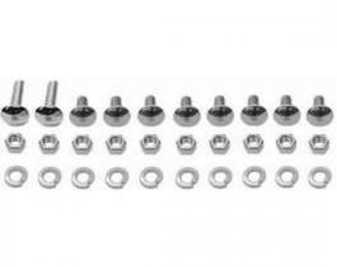 Firebird Bumper Mounting Bolt Set, Front & Rear, 1967-1969