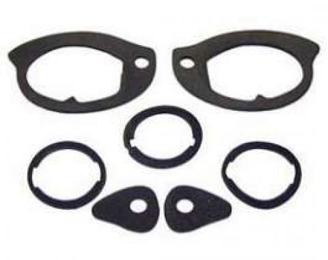 Firebird Door Handle & Trunk Lock Gasket Set, Outside, 1967-1969