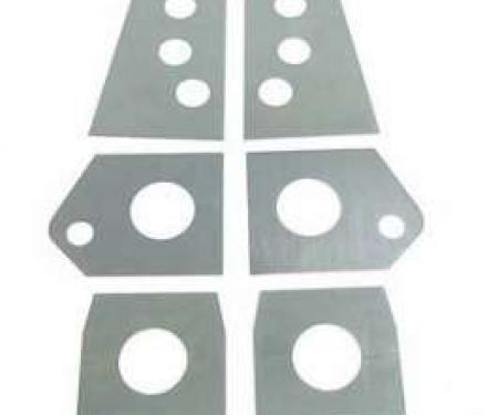 Firebird Subframe Mounting Points Repair Plate Set, Lower, 1967-1981