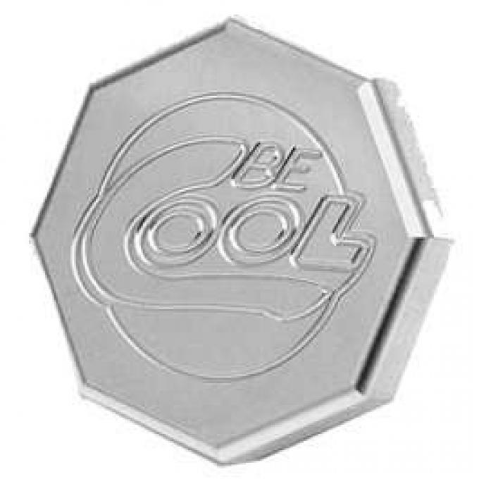 Firebird Radiator Cap, Billet, Octagon, Natural Finish, Be Cool