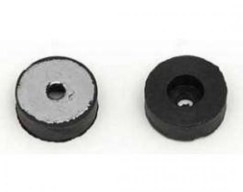 Firebird Bucket Seat Back Rubber Stoppers, With Metal Inserts& Mounting Screws, 1967-1969