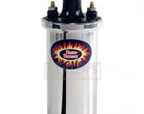 Firebird Flame Thrower Ignition Coil, Chrome, Pertronix, 1967-1974