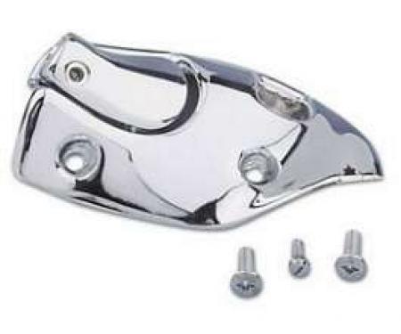 Firebird Sunvisor Bracket, Right, Convertible, Polished Chrome, 1967