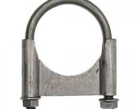 Firebird Exhaust Muffler Clamp, Guillotine Style, Steel, 2-1/4, 1967-1969