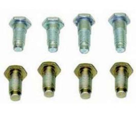 Firebird Seat Belt Anchor Bolt Set, Front & Rear, For Cars With Shoulder Belts, 1967-1969