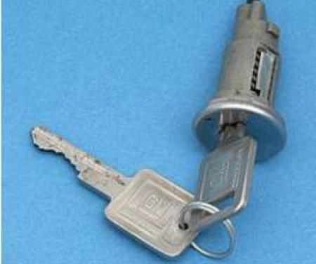 Firebird Ignition Lock, With Late Style Keys, 1968