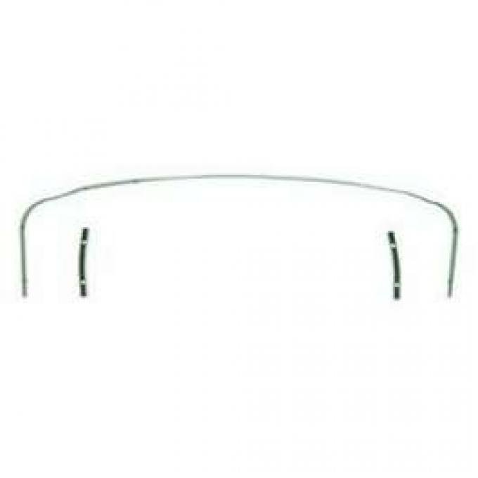 Firebird Convertible Top Rear Tack Strip Set, 1967-1969