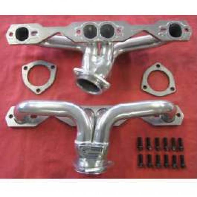 Firebird Headers, Ceramic Coated, Small Block, Shorty, 1982-1992