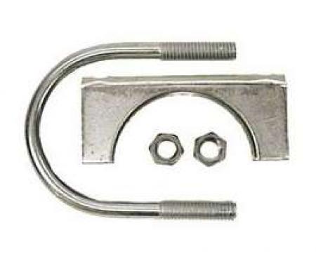 Firebird Exhaust Muffler Clamp, Steel, 2, 1967-2002