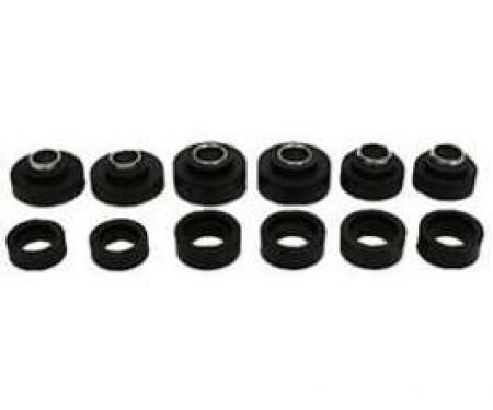Firebird Body Mount Bushings, Coupe Or T-Top, With Steel Sleeves, 1973-1981
