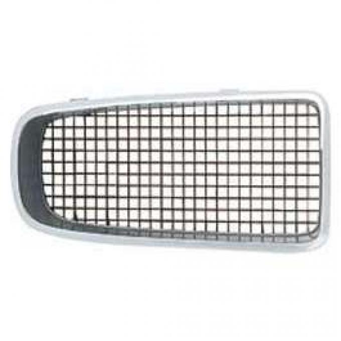 Firebird Grille, Black, Right, 1970-1971
