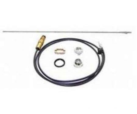 Firebird AM/FM Radio Antenna Assembly Kit, Front, 1967-1968