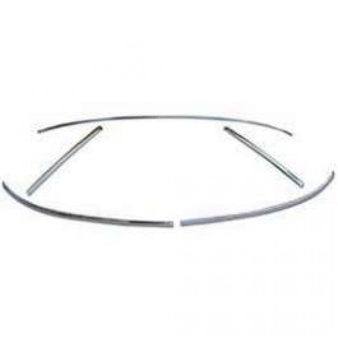 Firebird Windshield Molding Set, Coupe, 1967-1969