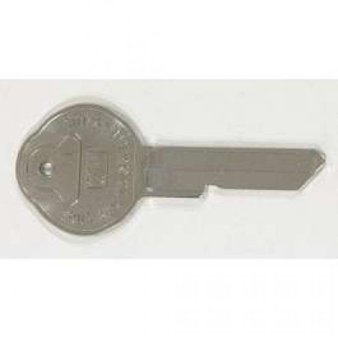 Firebird Key Blank, Glove Box And Trunk, Pearhead Head, 1967