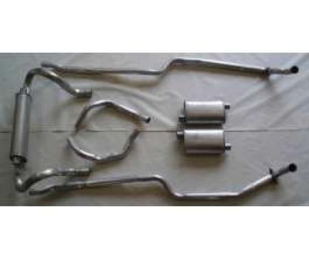 Firebird Exhaust, V8, Dual, With Resonators, 1967-1969