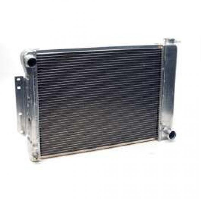 Firebird Radiator, Aluminum, 23, Griffin Pro Series, For Cars With Manual Transmission, 1967-1969