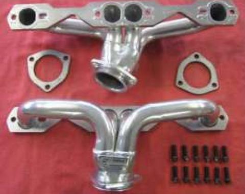 Firebird Headers, Ceramic Coated, Small Block, Shorty, 1982-1992