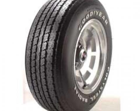 Tire, Goodyear, Polyester Radial, P225-70R-15, Raised White Letters