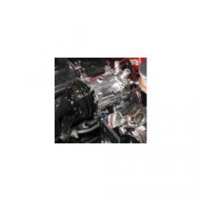 Firebird Air Conditioning Compressor, Polished, Sanden 508/134A, 1967-1981