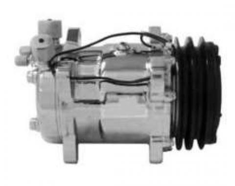 Firebird Air Conditioning Compressor, Chrome, Sanden 508/134A, 1967-1981