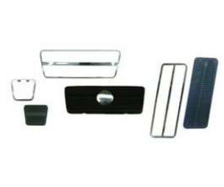 Firebird Pedal Pad & Trim Kit, For Cars With Front Disc Brakes & Automatic Transmission, 1969
