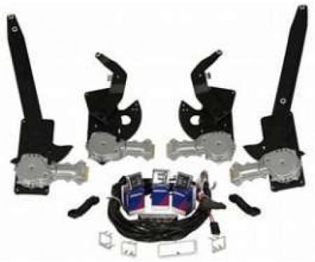 Firebird Power Window Kit, 4-Window, Complete, 1968-1969