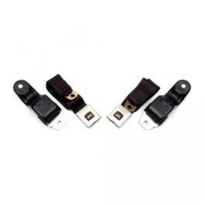 Firebird Seat Belt Sets, Deluxe, Front, 1967