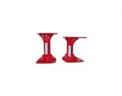 Firebird Motor Mounts, Solid, Tubular, Red, 1998-2002