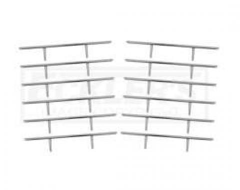 Firebird Quarter Panel Louver Trim, 1967-1968